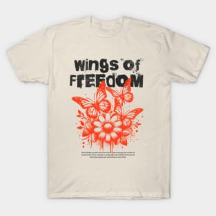 Wings Of Freedom Butterfly T-Shirt